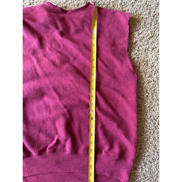 Vintage ‘94 Lillehammer XVII Olympic Winter Games Maroon Sleeveless M Crewneck - Picture 6 of 6